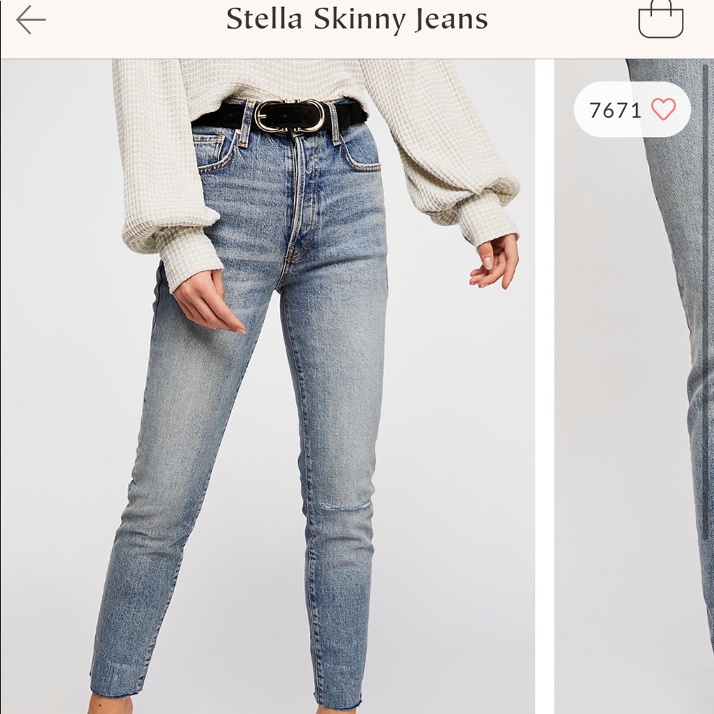 Free people Stella jeans